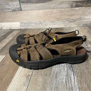 Keen Newport Leather Sandals Shoes Men's Size 13 Waterproof Hiking